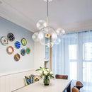 Italian Design Glass Bubble Pendant Light Chandelier for Living Room by Ljojo