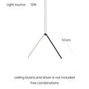 Ljojo Minimalist Line Chandeliers: Elegant LED Pendant Lighting with Magnetic Suction Connection