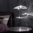 Nordic Glass Crystal Bedside Chandelier by Ljojo - Modern Designer Cloud Lattice Decoration