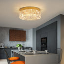 Crystal Ceiling Lamp Modern Chandelier LED Light Fixture by Ljojo for Bedroom Living Room.