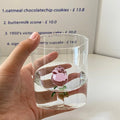 Ljojo 3D Pink Glass Rose Wine Glasses Set - Lovely Household Gift