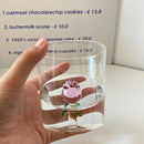 Ljojo 3D Pink Glass Rose Wine Glasses Set - Lovely Household Gift