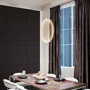 Ljojo LED Glass Pendant Light for Hotel, Living Room, and Restaurant