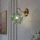 LED Wall Light Fixture Pink Glass Bar Restaurant Bedroom Lamp Sconce by Ljojo