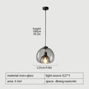 Nordic Glass Chandelier Pendant Light Modern Minimalist Hanging Lighting by Ljojo