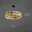 LED Pendant Light Luxury Crystal Chandelier for Master Bedroom Living Room by Ljojo