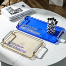 Ljojo Light Luxury Water Cup Tray for Home Storage and Organization