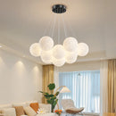 Children's Bedroom Chandelier Modern Resin 3D Printed Dining Room Lights by Ljojo