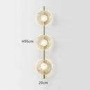 Nordic Minimalist Glass Wall Lamp for Bedroom Living Room Decor by Ljojo