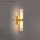 Ljojo Modern Long Strip Mesh Wall Lights LED Fixtures for Home Decor in Bedroom
