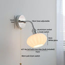 Ljojo LED Wall Lamp Nordic Bathroom Stair Light Iron Base Modern Design