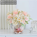 Ljojo™ Ceramic Vase & Flower Arrangement Set - Home Decor Crafts