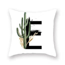 Floral Alphabet Pillow Case by Ljojo: Home & Car Decorative Cushion Cover