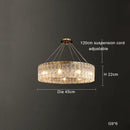 Ljojo Modern Glass Chandelier Lamp Luxury Home Decor Lighting Living Room