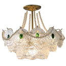 Ljojo Light Luxury Crystal Chandelier for Living Room, Bedroom, Dining Room