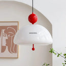 Ljojo LED Glass Chandelier for Bedroom Dining Room Table Lighting Fixture
