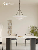 Ljojo French Style Living Room Gypsum Pendant Light Luxury Nordique Villa Bedroom Decor