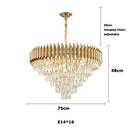 Crystal Pendant Light Modern Luxury Chandelier for Dining Room Bedroom - Ljojo