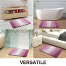 Ljojo Luxury Microfiber Bathroom Rug - Extra Soft, Thick & Non-Slip Plush Bath Mat
