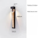 Waterproof Natural Stone Outdoor Wall Light | IP65 Weather-Resistant for Garden & Patio Deco by Ljojo