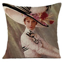 Audrey Hepburn Plush Cushion Cover by Ljojo - Home Decor Sofa Pillow Cover