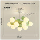 Nordic Style Led Chandeliers | Green Magic Beans Pendant Lamp for Home Decor by Ljojo