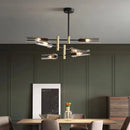 Modern Minimalist Art LED Pendant Light Guns Line Glass Chandeliers by Ljojo