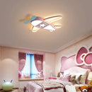 Airplane LED Ceiling Light Fixture for Kids Room by Ljojo - Creative Cartoon Nursery Lamp