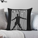 Cristiano Ronaldo Inspired Black White Pillowcase by Ljojo