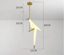 LED Branch Pendant Light: Modern Paper Bird Indoor Lighting by Ljojo