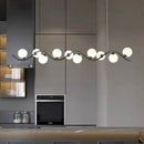 Nordic Minimalist LED Pendant Light | Glass Ball Chandelier for Living Dining Room | Ljojo
