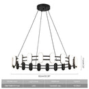 Modern Ring Dimmable Ceiling Chandelier | Decorative Luminaires for Living Room | Ljojo
