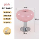 Ljojo Rechargeable Glass Desk Lamp Dimmable Night Light Wireless - Elegant Table Lamp