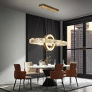 Ljojo Minimalist Crystal Pendant Light - Premium Italian Villa Hanging Fixture