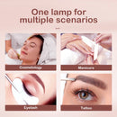 Ljojo Beauty Lamp: Foldable 36 Inch LED Half Moon Fill Light for Esthetician and Lash Artists