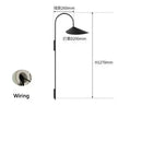 Modern Danish Wall Sconce Light for Bedroom & Living Room by Ljojo