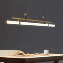 Ljojo Mid Century Modern Tube Chandelier in Black and Gold