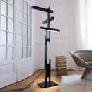 Ljojo Contemporary Metallic Luster Floor Lamp for Unique Living Room and Bedroom Decor
