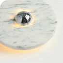 Ljojo Marble LED Wall Sconce Round Indoor Lamp for Home Decor