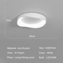 Modern Minimalist LED Ceiling Light with Remote Control | Ljojo Hallway Bedroom Living Room Lusters