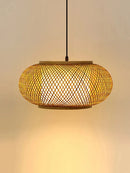 Bamboo Chandelier Pendant Light - Traditional Southeast Asian Style for Tea Room Decor by Ljojo