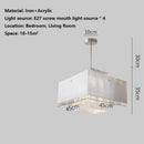 Modern Geometric Industrial Pendant Light for Living Room Stylish Ceiling Fixture by Ljojo