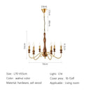 American Retro Candle Lamp French Living Room Chandelier Ljojo Lighting Fixtures