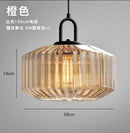 Ljojo Minimalist Glass Pendant Light for Bedroom Living Room Modern Creative Design Chandelier