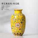 Ljojo™ Chinese Style Enamel Ceramic Vases Creative Home Office Decor