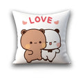 Ljojo 45x45 Cushion Cover, Cute Square Pillowcase, Birthday Wedding Gift