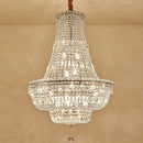 Ljojo Luxury European Crystal Chandelier for High Ceiling Staircase.LatLngere
