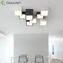 Ljojo Minimalist Bauhaus 3D LED Ceiling Lights for Living Room Decoration Chandelier