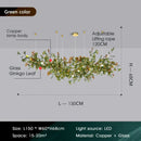Ljojo Luxury Glass Gingko Leaf Chandelier for Home Decor