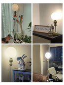 Ljojo LED Floor Lamp Cream Modern Elegant Living Room Bedroom Lighting